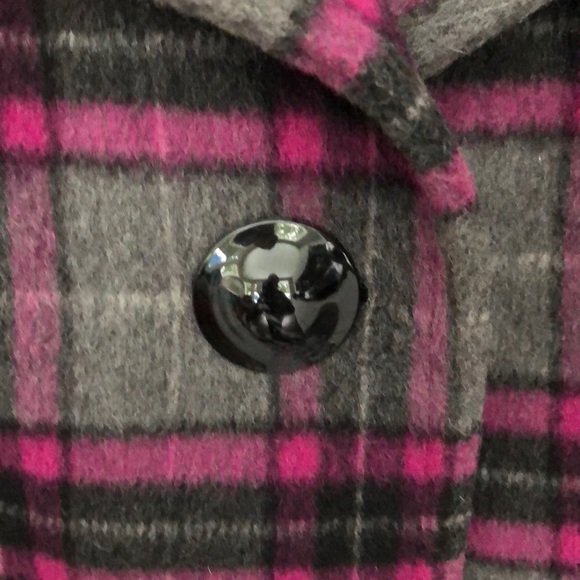 Soia & Kyo pink plaid coat - XS - Picture 4 of 6
